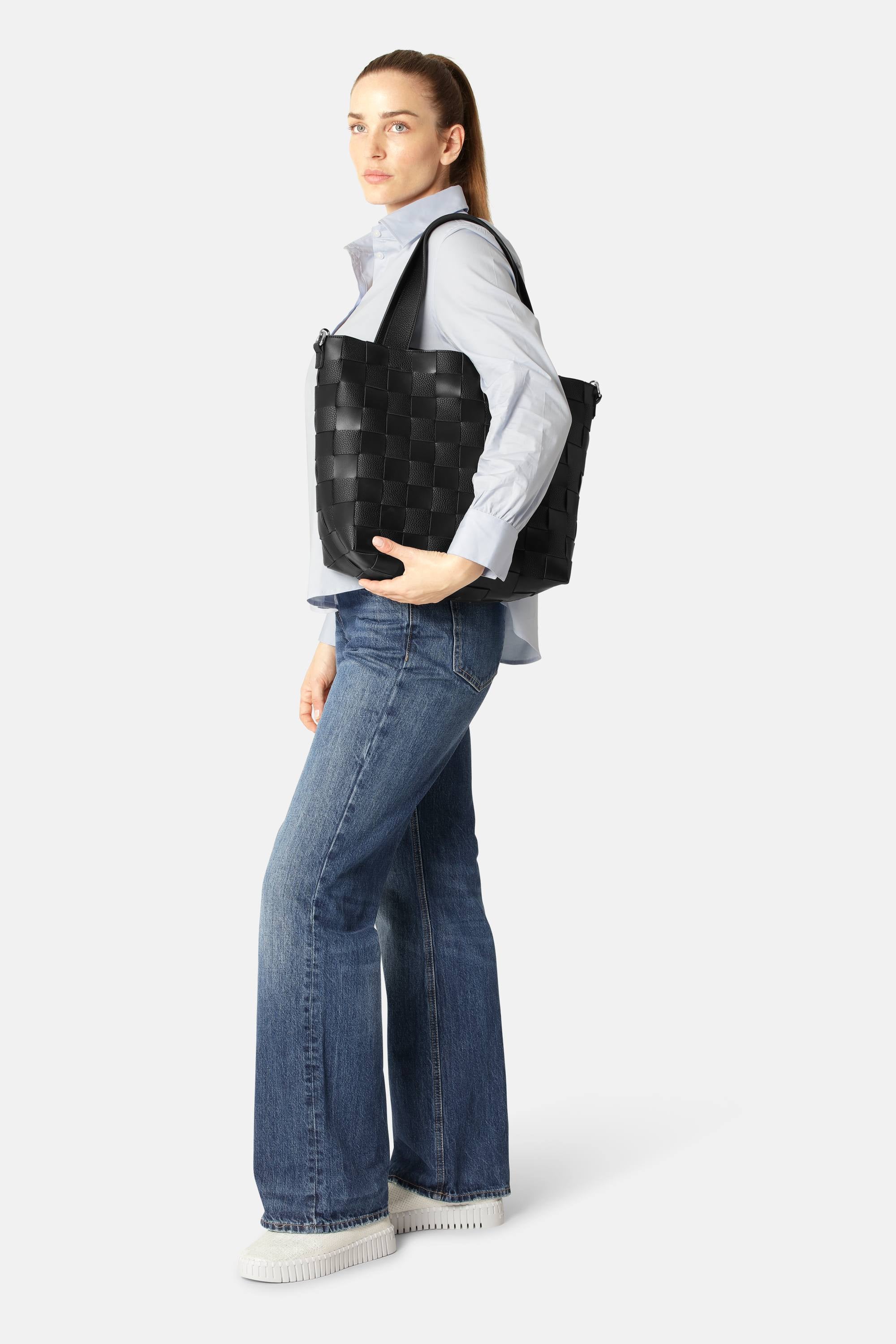 Crossbody Shopper Väska - Black